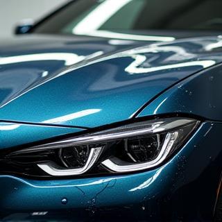 セラミックコーティングを施した車