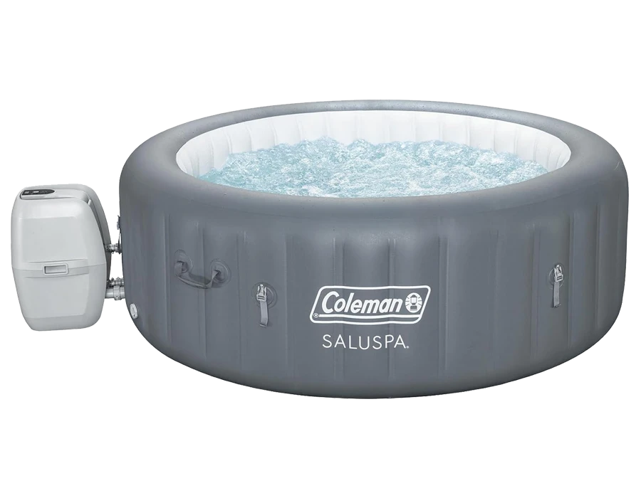 Coleman Palm Springs 4 to 6 Person EnergySense Smart AirJet Plus Inflatable Hot Tub
