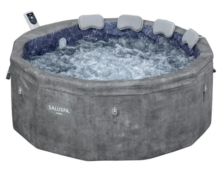 SaluSpa 67'' x 25.5''/1.70m x 65cm Paris ThermaCore UltraFit Smart Airjet Plus 6 Grey Marble