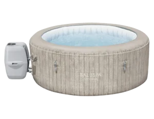 SaluSpa Santa Monica Energy-Efficient Smart AirJet Inflatable Circle Hot Tub