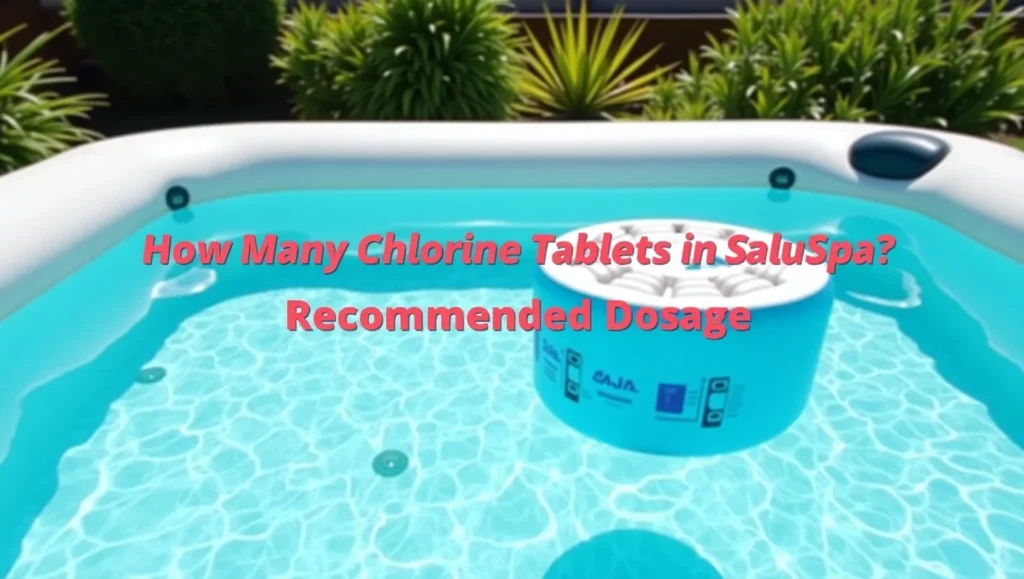 Chlorine Tablets in SaluSpa