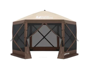 MASTERCANOPY 10x10FT Pop Up Gazebo Screen Tent - Instant Screen House with Netting